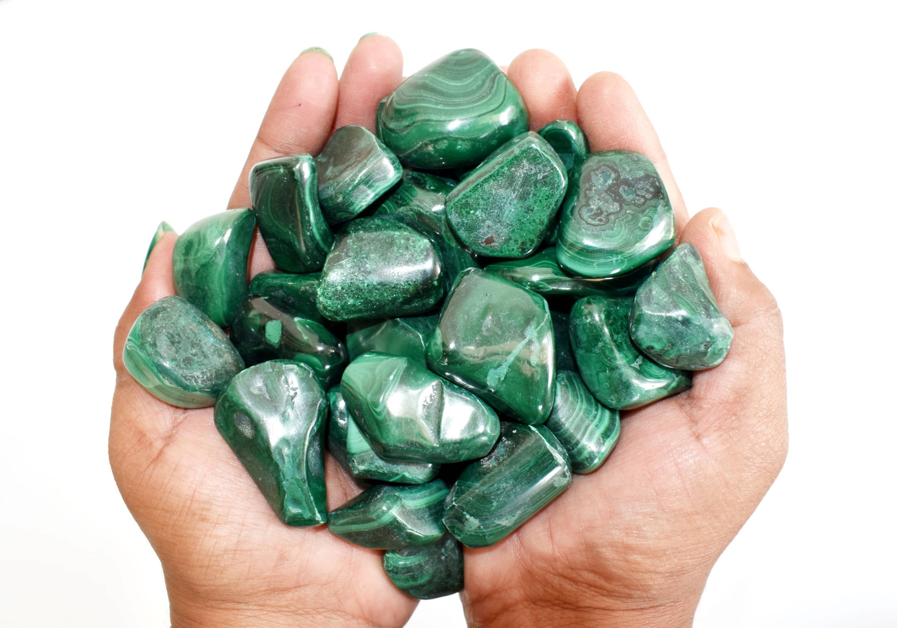 Soothing Crystals - Wholesale Spiritual Stone/Crystal - 100g Tumbled Stones | Synthetic Malachite | Crystals Stones7