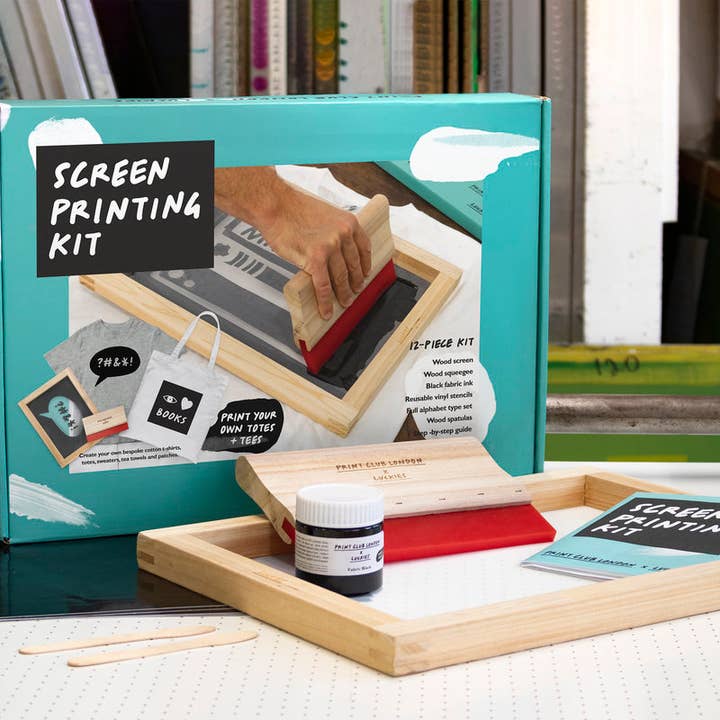 SUCK UK Ltd - USA - Wholesale DIY Craft Kit - Print Club x Luckies - Screen Printing Kit7