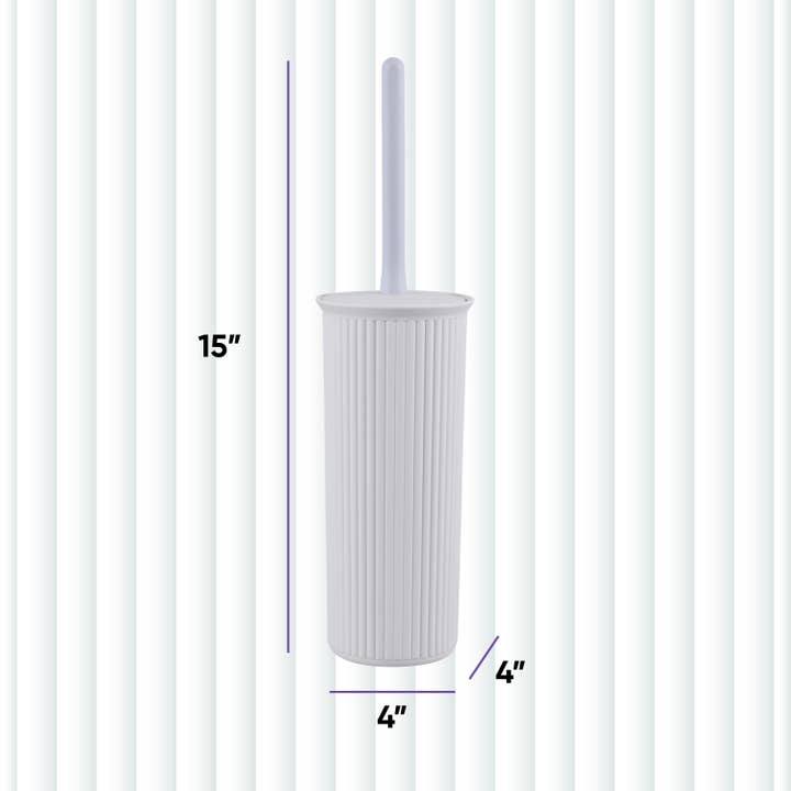 Superio Brand – Großhandel WC-Bürsten – Rippensammlung Toilettenbürste und Halter-CS7