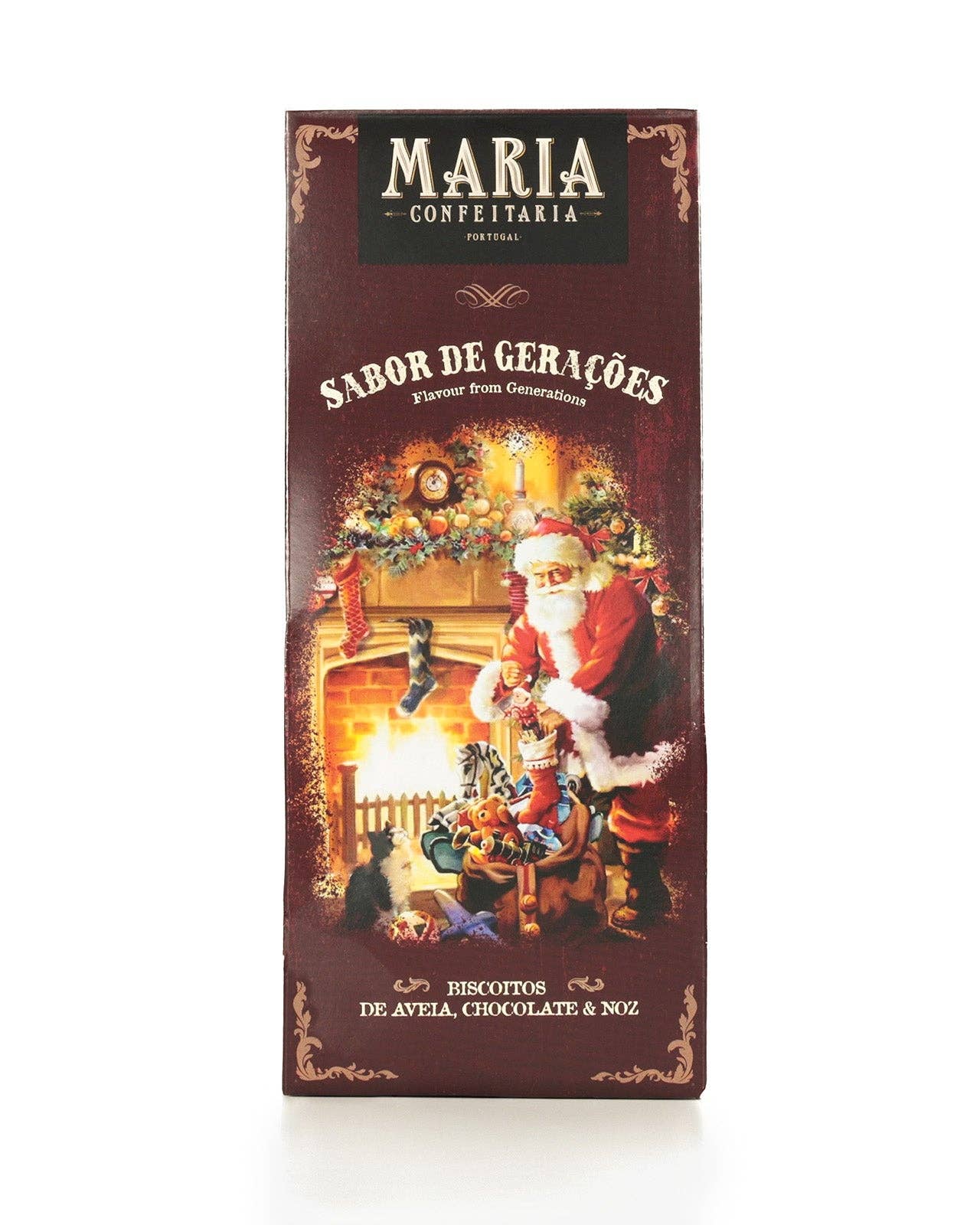 Maria Confeitaria - Wholesale Cookie - Santa Claus Brown Box - Cookies 150g1