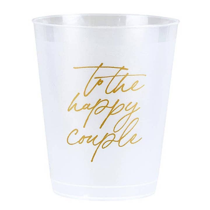 Cocktail Party Cups - Happy Couple - 8ct for wholesale by Angle