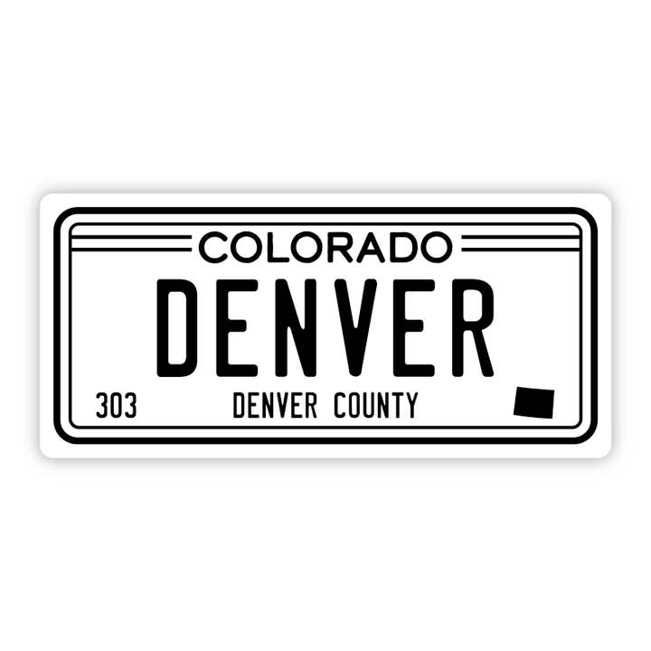 Big Moods - Wholesale Sticker - Denver Colorado 303 Bumper Sticker (5 inch)