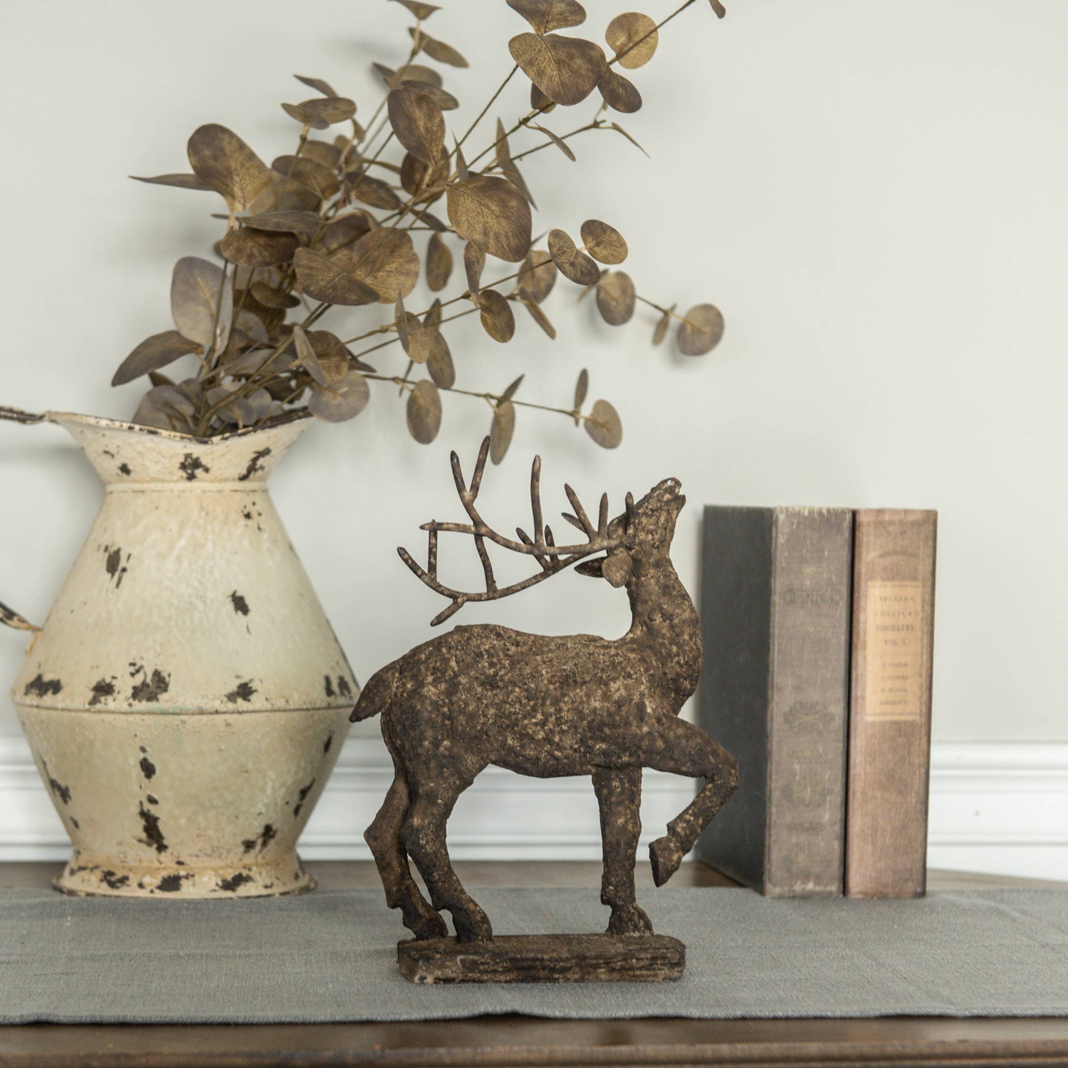 Ragon House - Wholesale Decorative Tabletop Object - RUSTIC TABLETOP DEER2