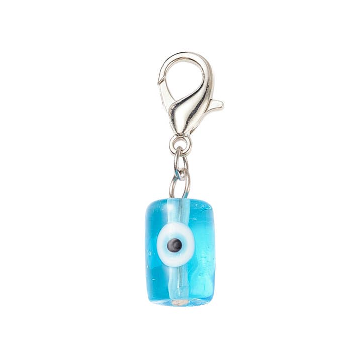 VIE - Wholesale Keychain - Unisex - Evil Eye Lampwork Column Keychain, Assorted Colour1
