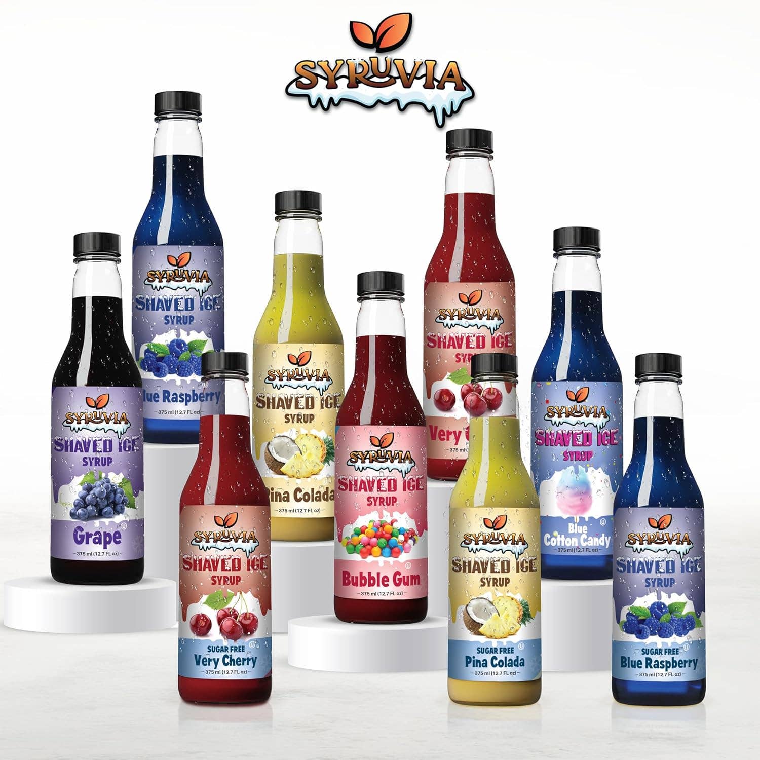 Syruvia - Wholesale Flavored Syrup - Sugar-Free Shaved Ice Fruit Punch Syrup6