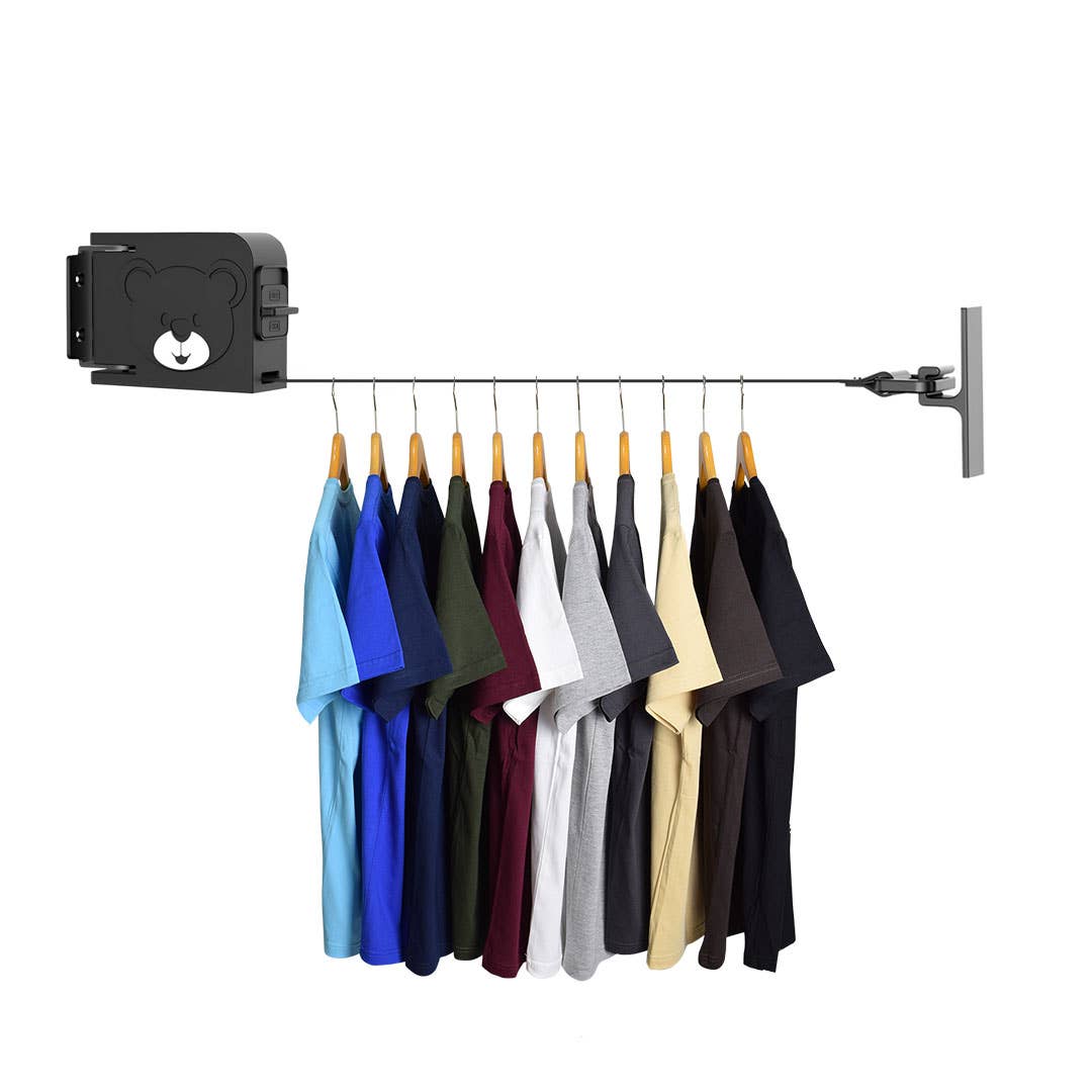 SOGA International Pty Ltd - Wholesale Clothes hangers - 160mm Wall-Mounted Clothes Line Dry Rack0