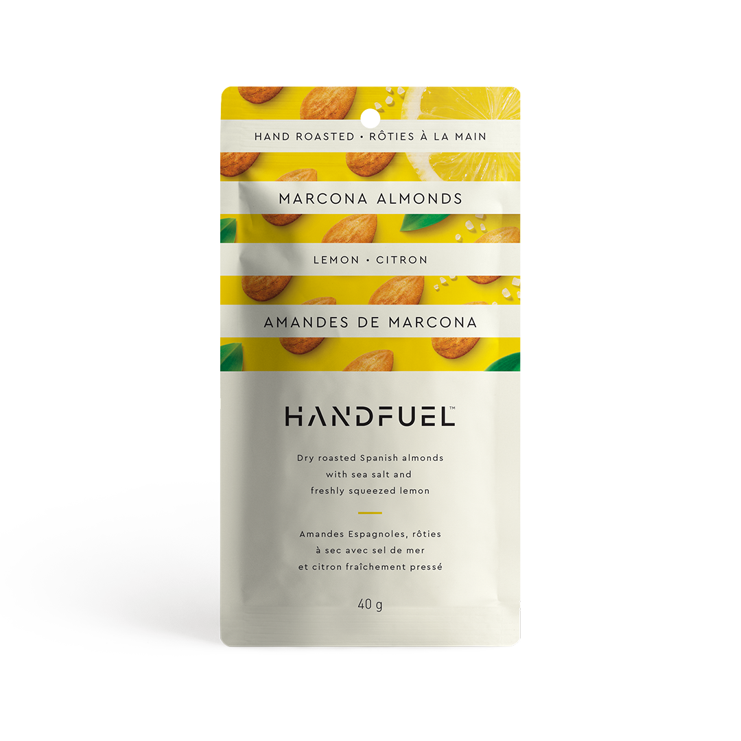 HANDFUEL - Wholesale Nuts - Lemon Marcona Almonds 40g X 121