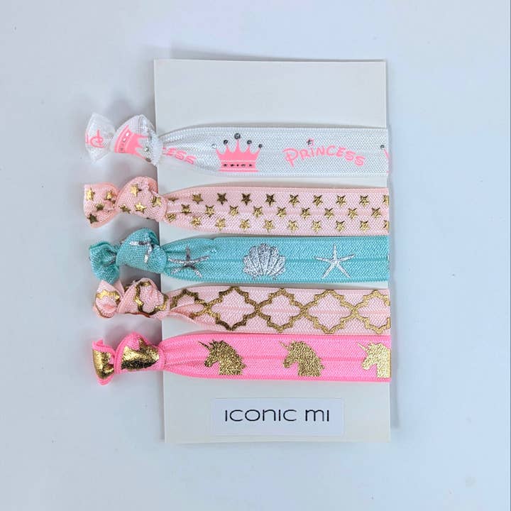 iconic mi – wholesale Hair tie – Knotted ribbon unicorn hair ties