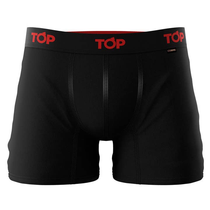TOP - Vendita all'ingrosso Intimo - Uomo - Boxer da uomo in cotone e rame, confezione da 3 colori2