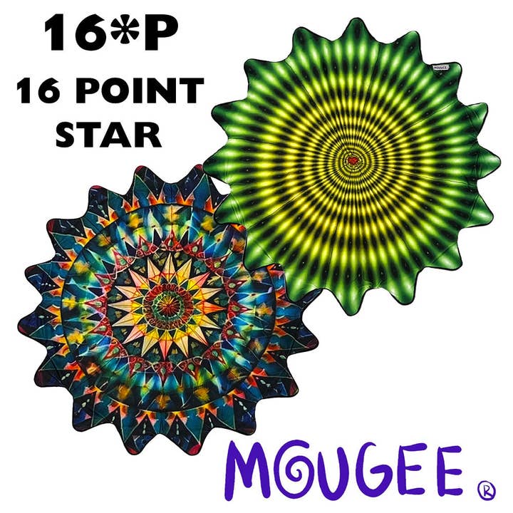 Mougee 16*P Étoile de Flux - 27" de Diamètre - Étoile de Flux à 16 Pointes - AIR 12.5oz CLASSIQUE 15.5oz pour la vente par YoYoSam Wholesale