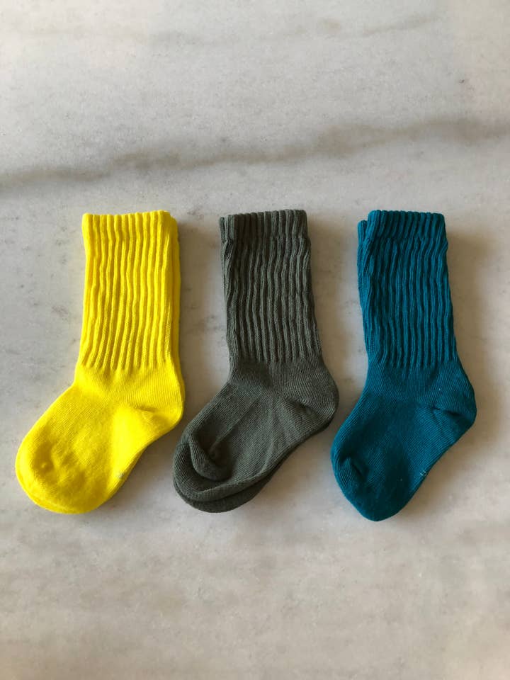 Billy Bamboo - Wholesale Socks - Kids - TODDLER COLOR SOCK - pack of 3 ( end of November )10