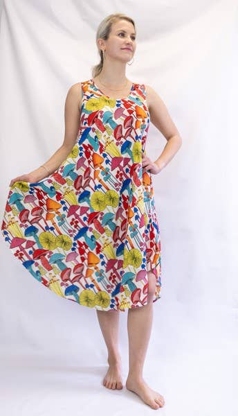 REMOVED BRAND - Wholesale Dress - Women's - CL14-MUSHROOMS CHA CHA DRESSES (SOLD IN PACKS OF 3)