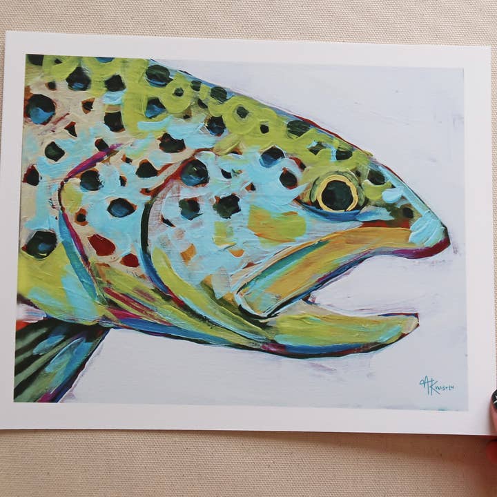 Mckenzie Kvalsten - Wholesale Art Print - Fine Art Print Trout Variety Pack of Three3