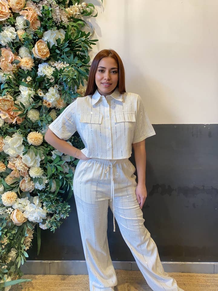 9112 BRIGHT LINEN SET for wholesale by MAGNVS