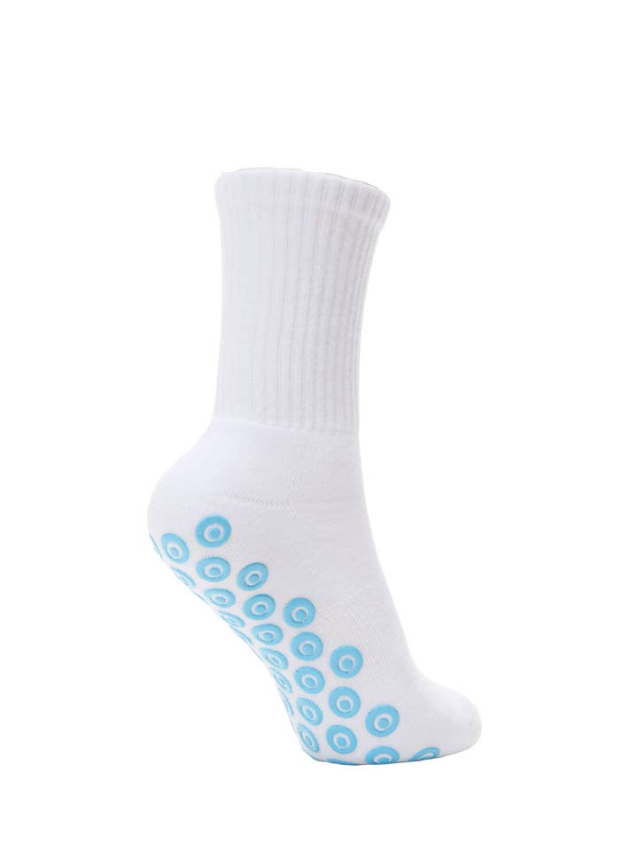 Evil Eye Grip Socks in Blue for wholesale on Faire7