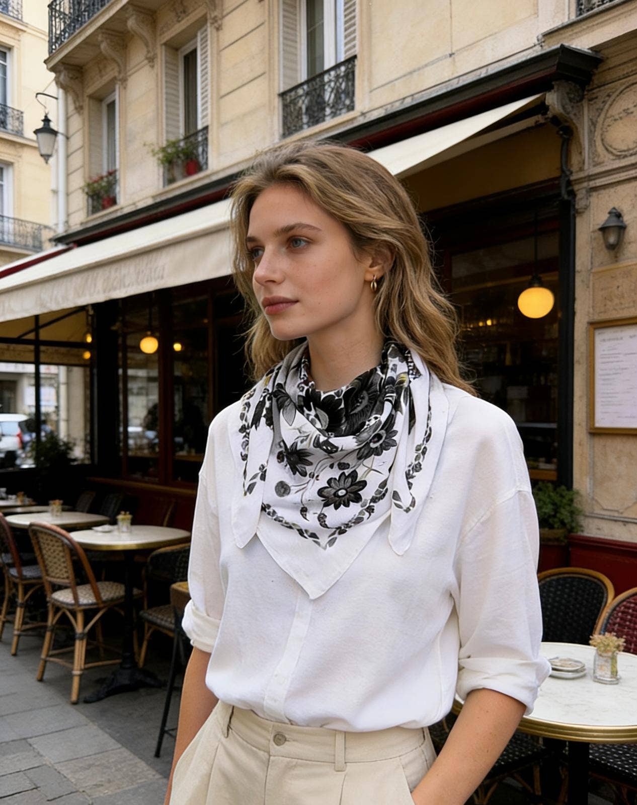 LINETA - Wholesale Scarf - Women's - IN-12 Large square Indian cotton scarves2