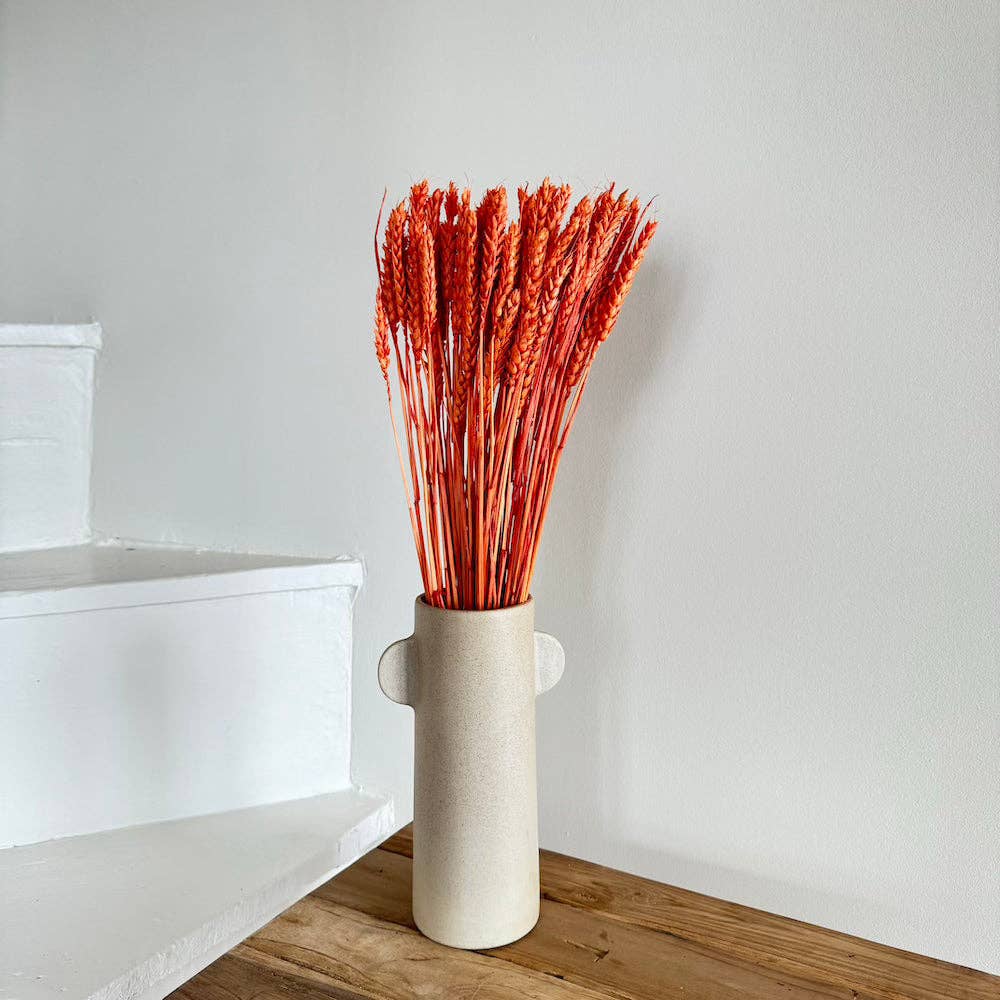 Flowrette - Wholesale Dried/Pressed Flowers - Dark Orange Wheat Boot0