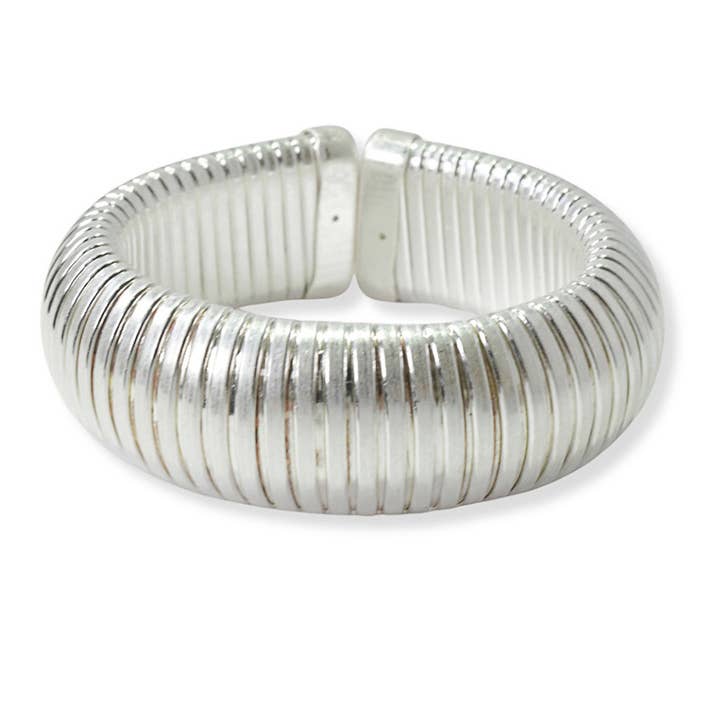 Medium Bold Metal Open Cuff Bracelet for wholesale by SOPHIA WHOLESALE