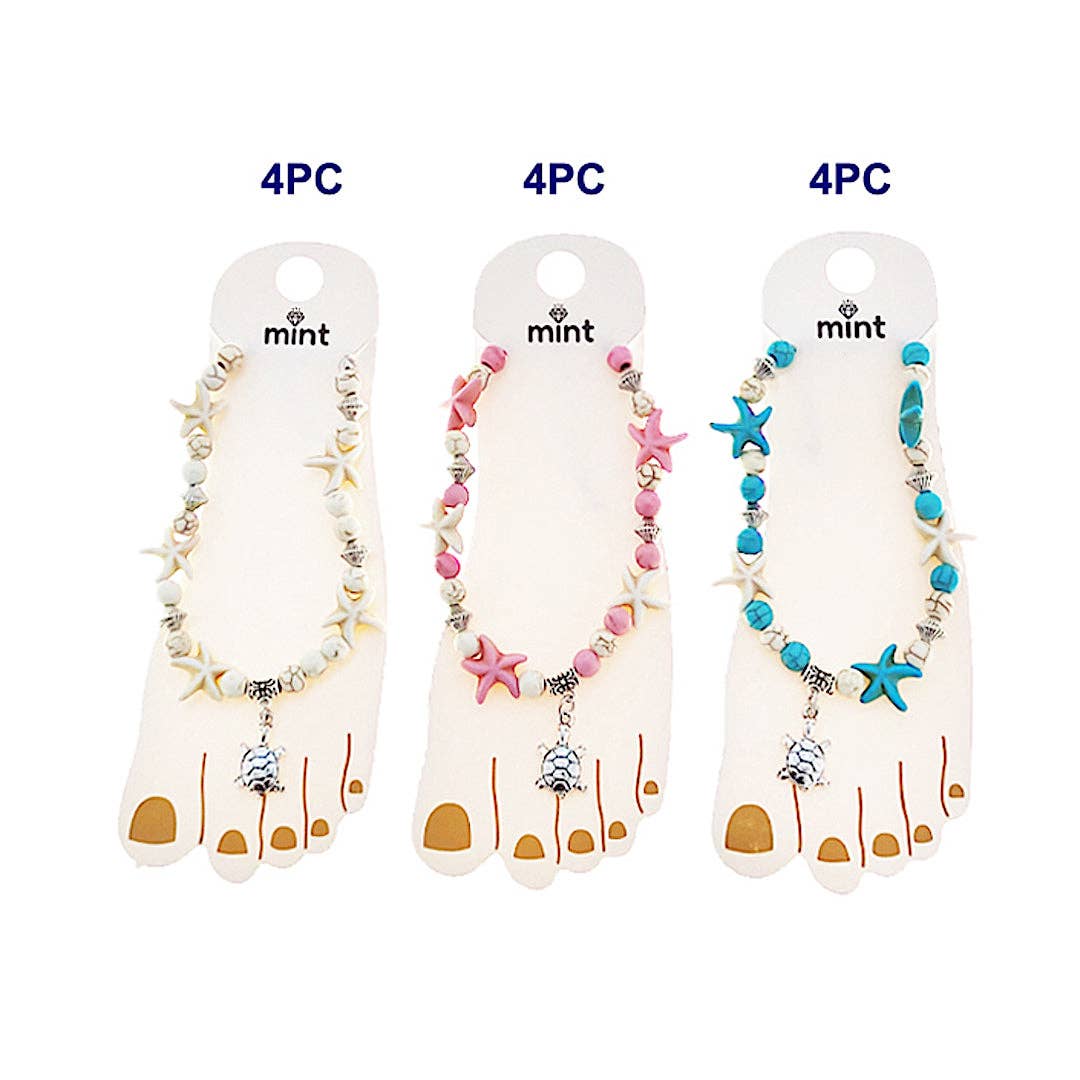 Atlas Fashion - Wholesale Anklet - Sea Turtle Shell Anklet1