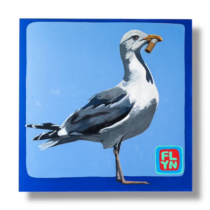 Staande zeemeeuwsticker voor wholesale door FLYN