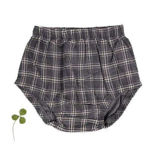 The Corduroy Bloomer - Steel Check para venta al por mayor de Lovely Littles