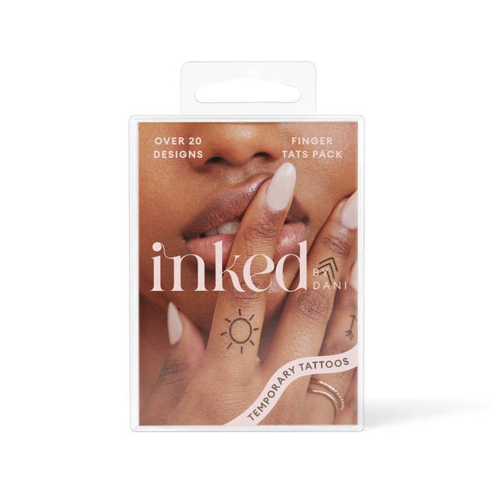 INKED by Dani - Wholesale Temporary Tattoo - Finger Tats Temporary Tattoo Pack1
