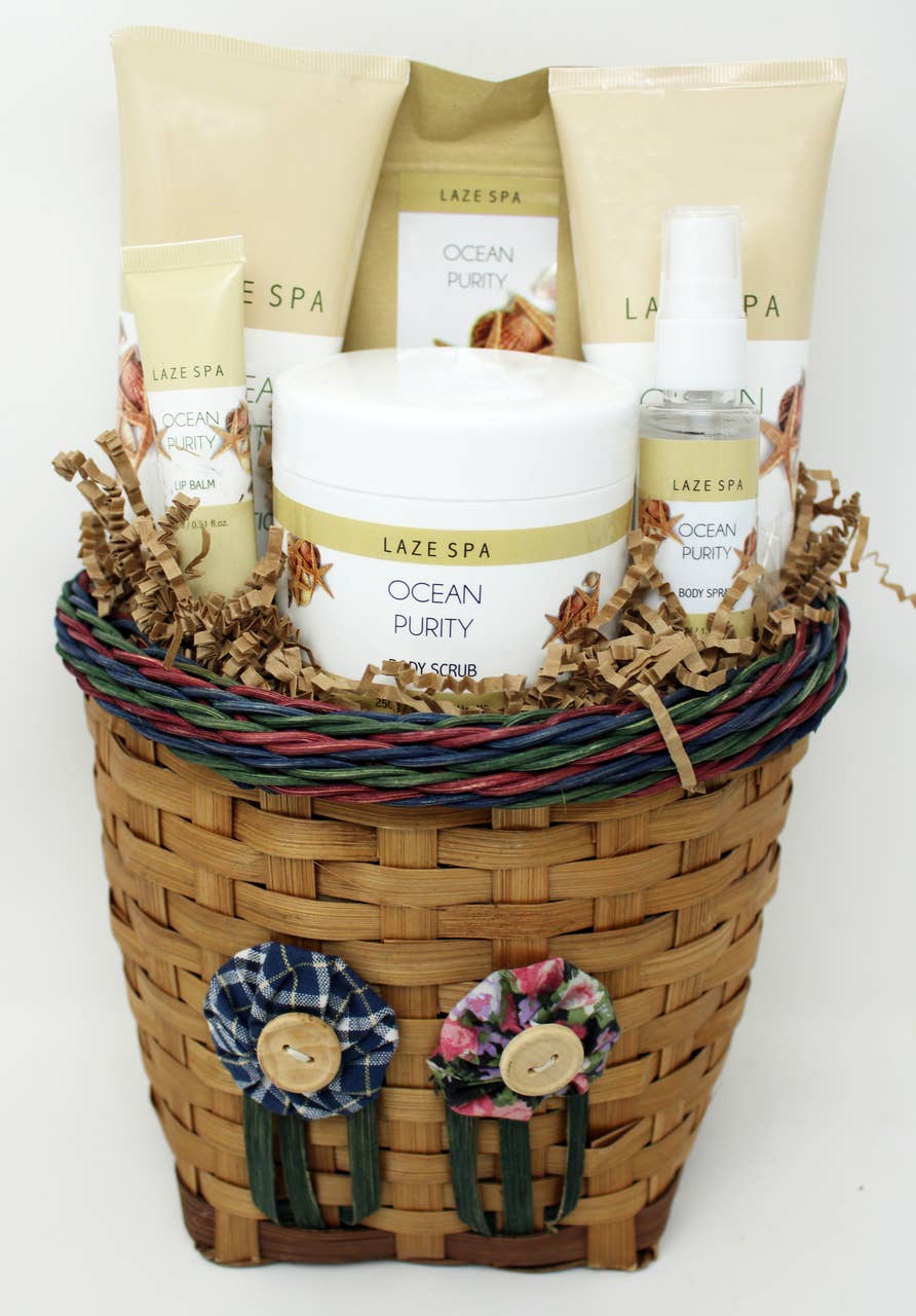 Northwoods Food and Gift Enterprises - Vente Set de bain et corps - Coffret cadeau spa dans un panier3