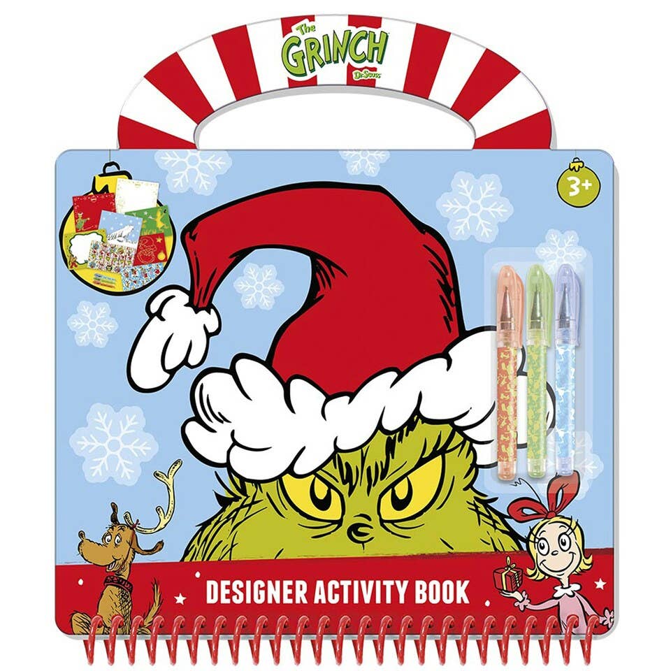 Robbie Toys Ltd – wholesale Colouring and activity book – kids and baby – Grinch Designer Activity Book0