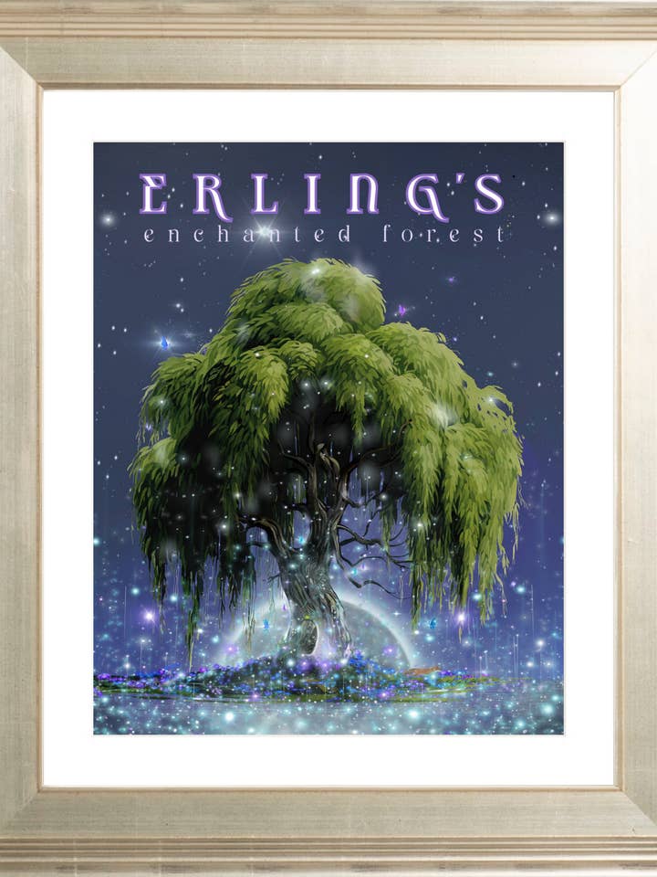 Erling's Enchanted Forest - TWILIGHT Framed Print for wholesale by Erling's Enchanted Forest