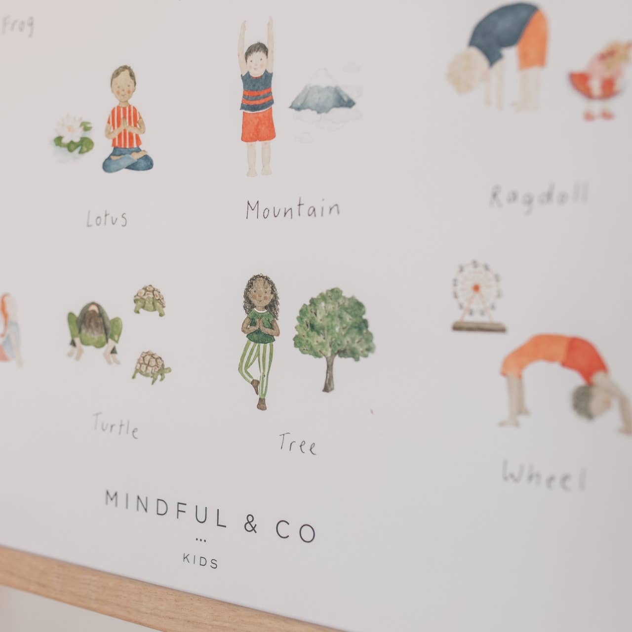Mindful and Co Kids - Wholesale Art Print - Kids & Baby - Yoga Poses Print6