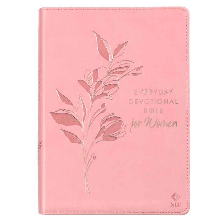 Christian Art Gifts - Vente Religion - Bible dévotionnelle NLT pour femmes en similicuir, rose