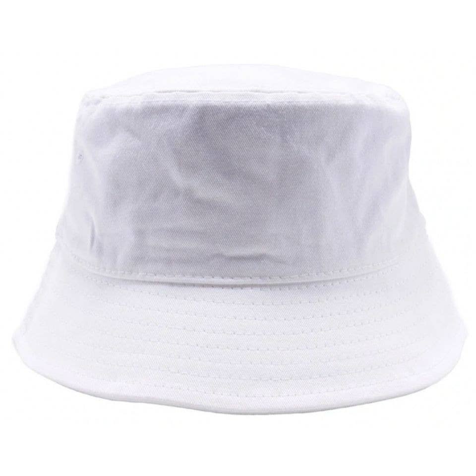 DOBBI - Wholesale Bucket Hat - Women's - PLAIN WASHED COTTON FISHERMAN BUCKET HATS1