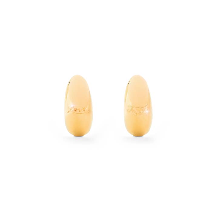 Liefde & Rechtvaardigheid Halve Hoepeloorbellen voor wholesale door This is Eden