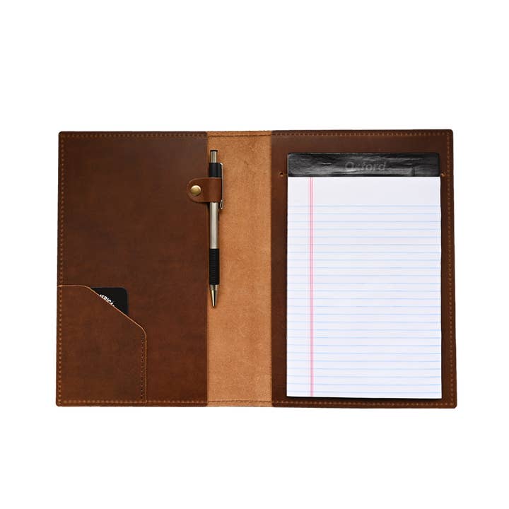 Leather A5 Journal for wholesale by American Bench Craft