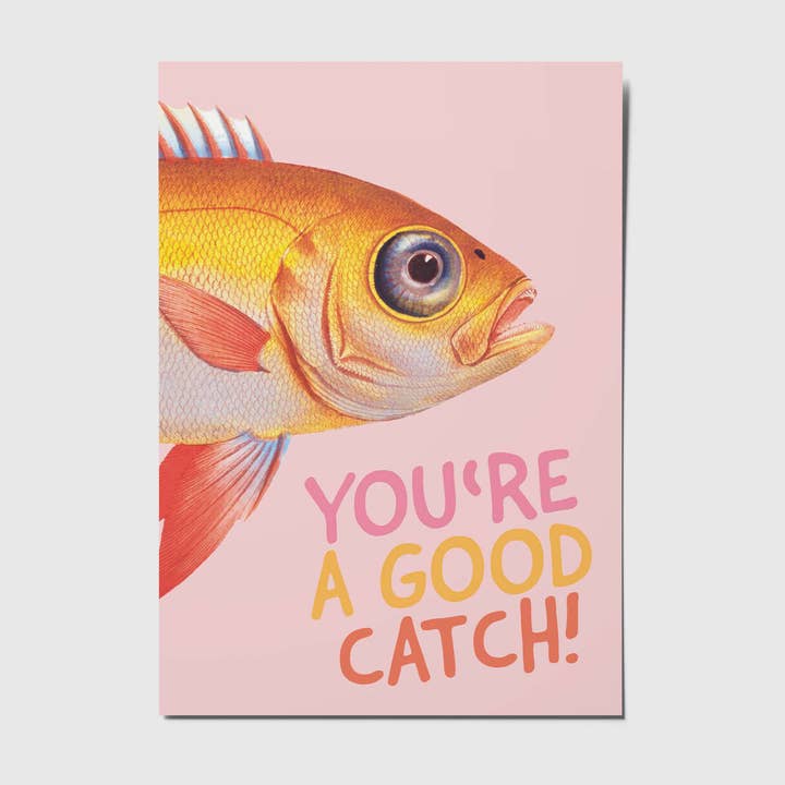 Boa captura - Postal A6 por atacado de studio mirabella