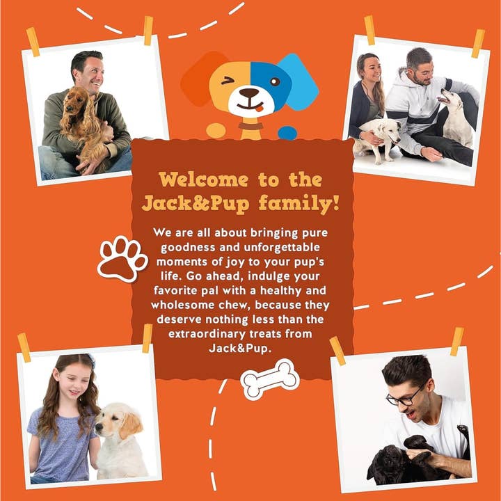 J&C PET SUPPLY LLC - Wholesale Pet Treats - Dog - 12” Braided Collagen Stick Display Jack & Pup Dog Treats4