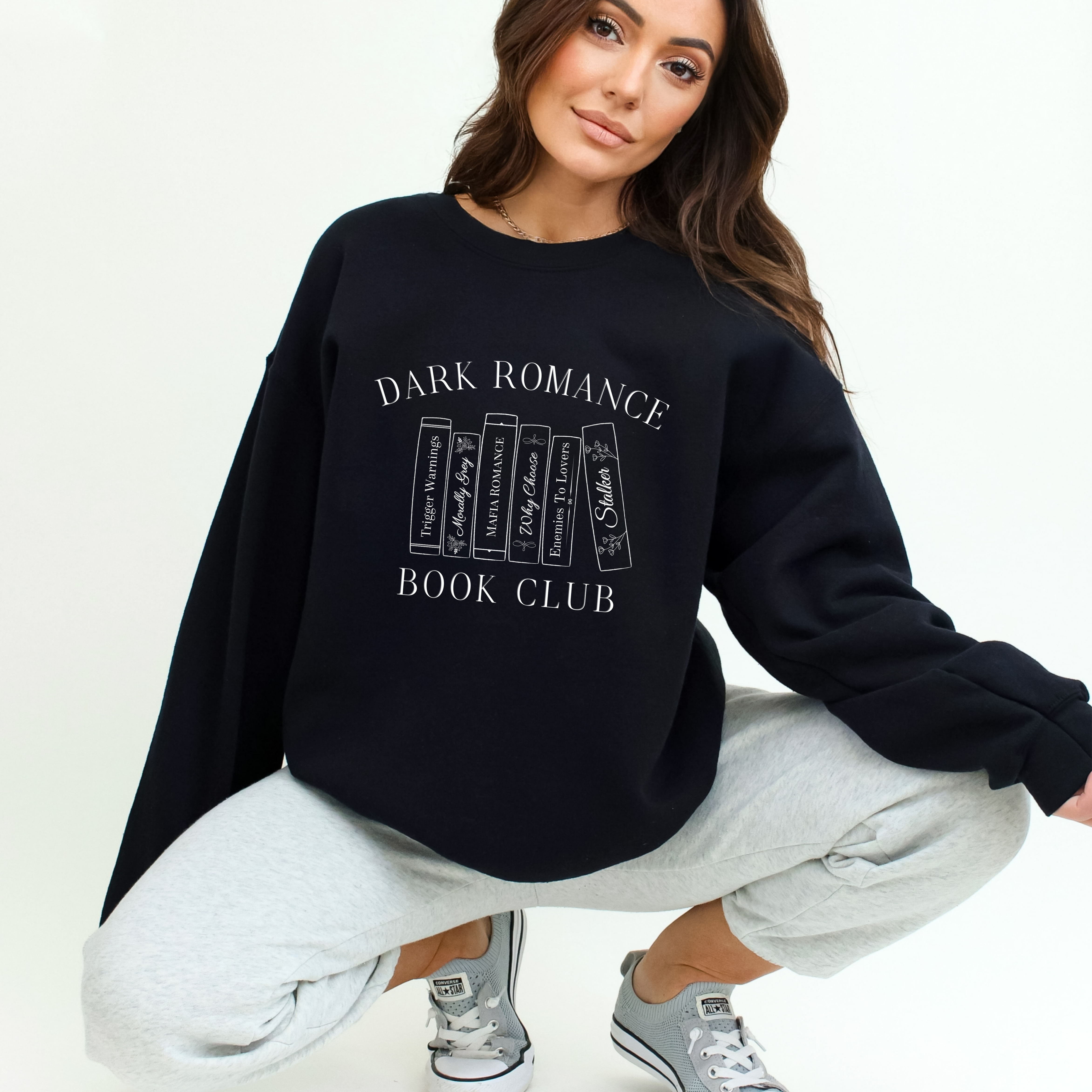 Little Smut Closet - Wholesale Graphic Sweatshirt - Women's - Dark Romance Book Club Sweatshirt1