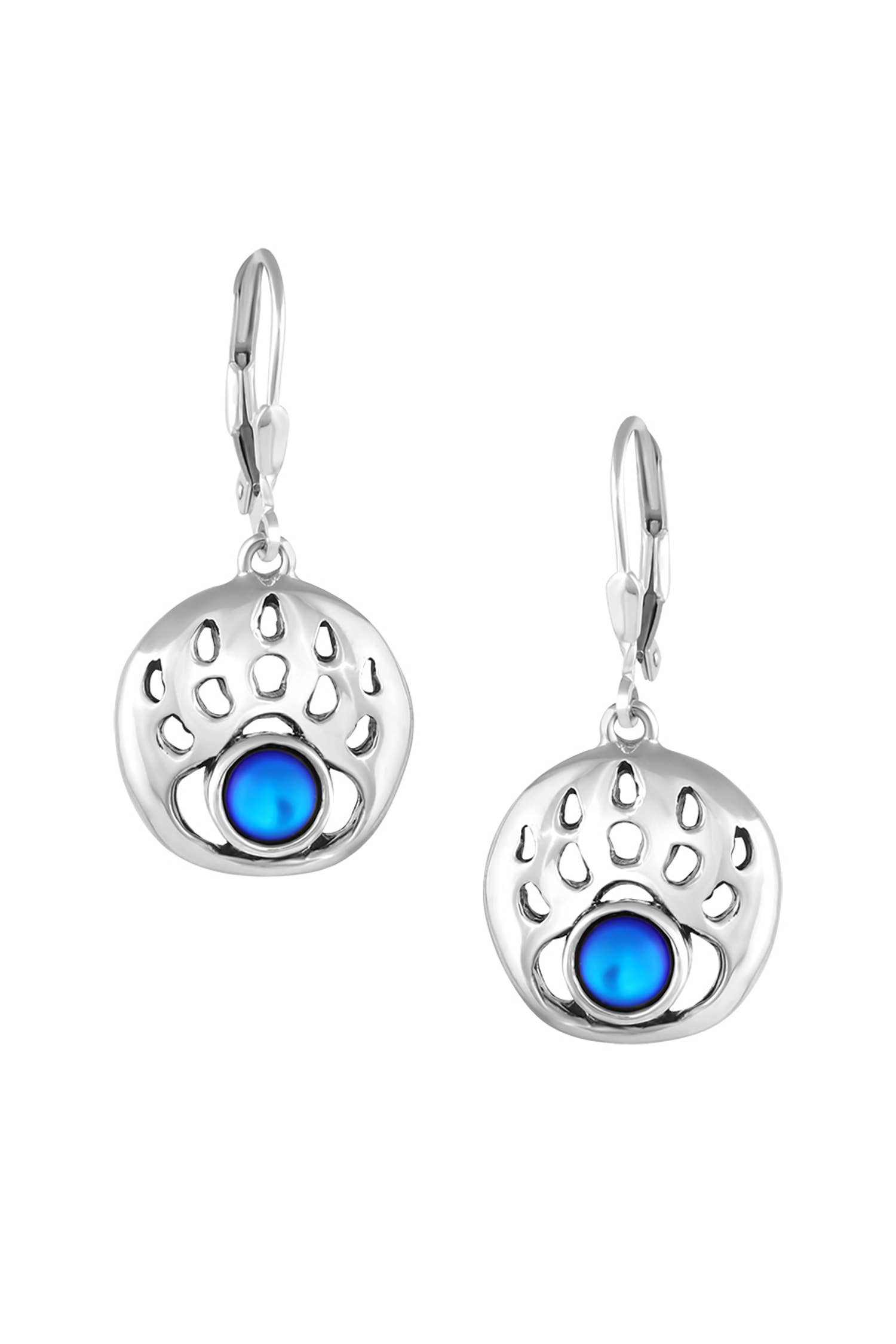 LeightWorks - Vendita all'ingrosso Orecchini pendenti - Orecchini pendenti a forma di zampa d'orso, in argento4