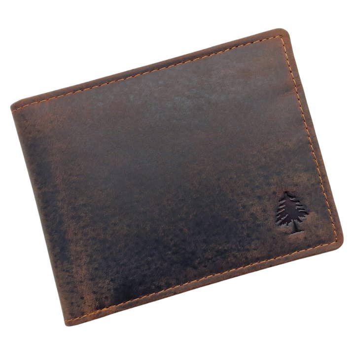 Uwe card wallet with coin pocket leather wallet RFID for wholesale by Greenwood