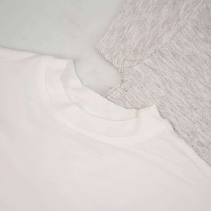 Atlas Grey - Wholesale T-Shirt - Kids - Oversized Bamboo T-Shirt7