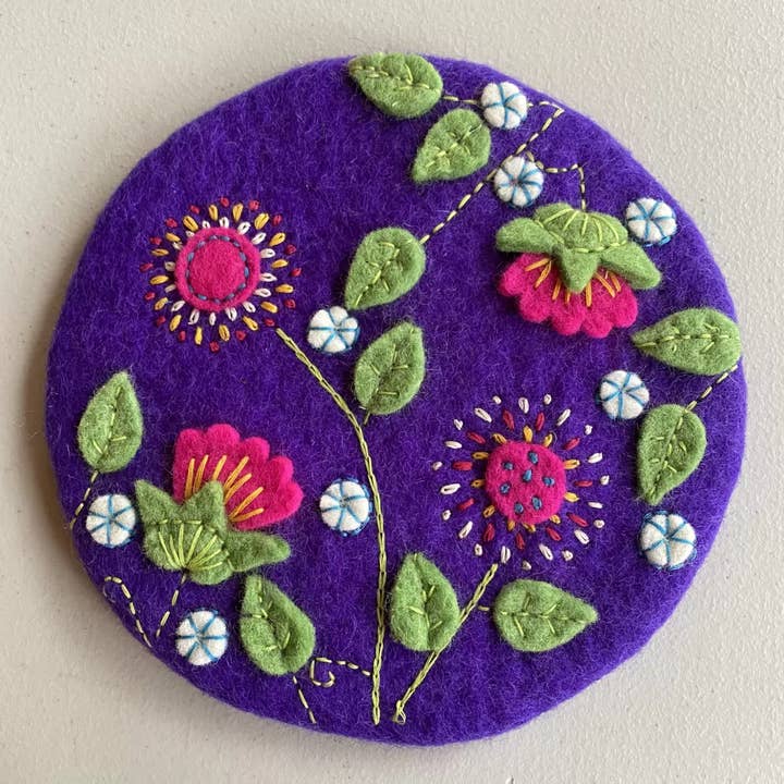 Ganesh Himal Trading - Wholesale Trivet - Felt Trivet, Embroidered0