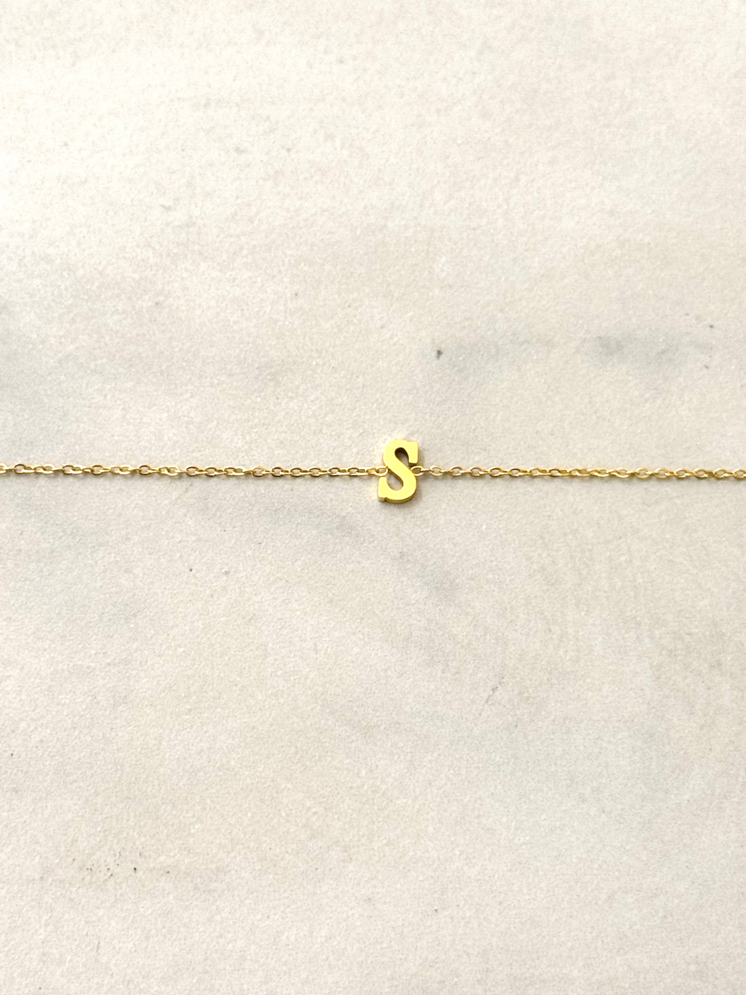 Cassette Barcelona - Wholesale Charm/Dangle Bracelet - Minimal Stainless Steel Initial Bracelet20