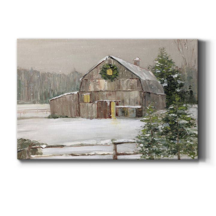 Winter Barn, Canvas Wall Art for wholesale by Wexford Home