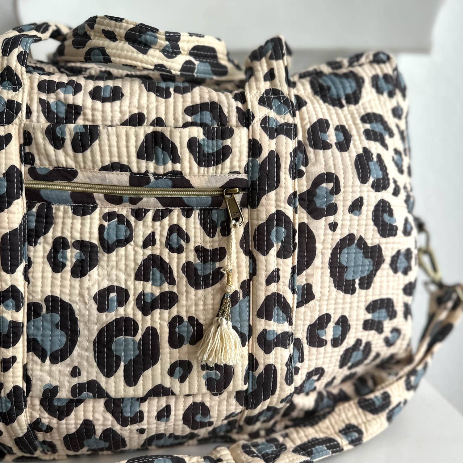 kikooni - Wholesale Weekender Bag - Women's - Large travel bag "blue Leo"3