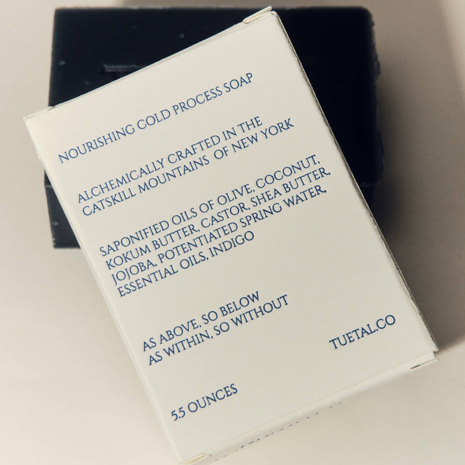 TU·ET·AL - Vente Pains de savon - Blue Moon - Savon nourrissant à froid avec indigo biologique2