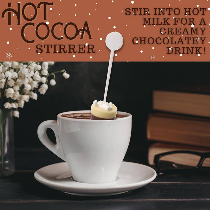 Needzo Inc - Wholesale Hot Cocoa Mix/Kit - Hot Cocoa Stirrer with Mini Marshmallows and Stir Stick5