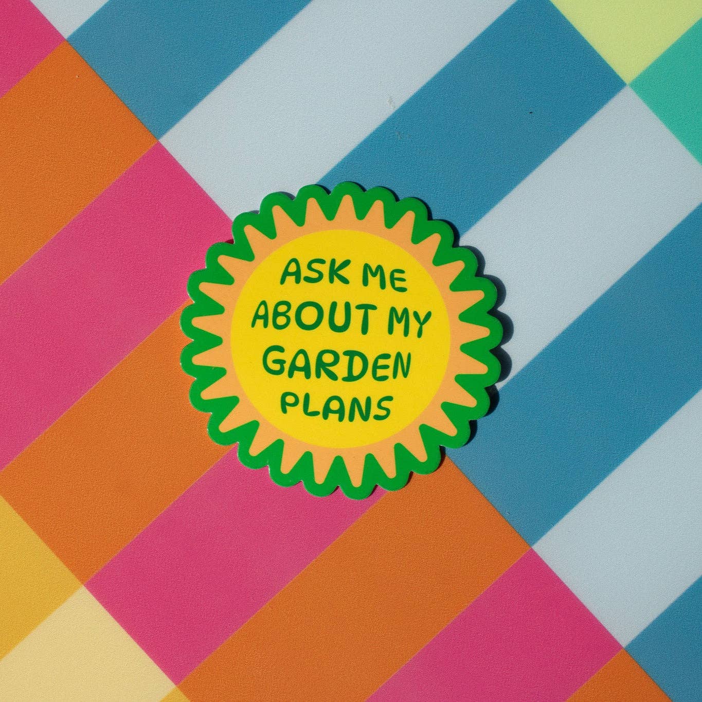 Doctor Scribble – wholesale Klistermärke – Fråga mig om mina trädgårdsplaner Vinylklistermärke1