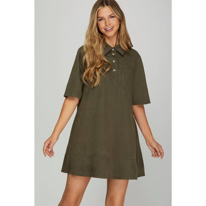 STYLE USA - Wholesale Dress - Women's - SUEDE MINI DRESS2