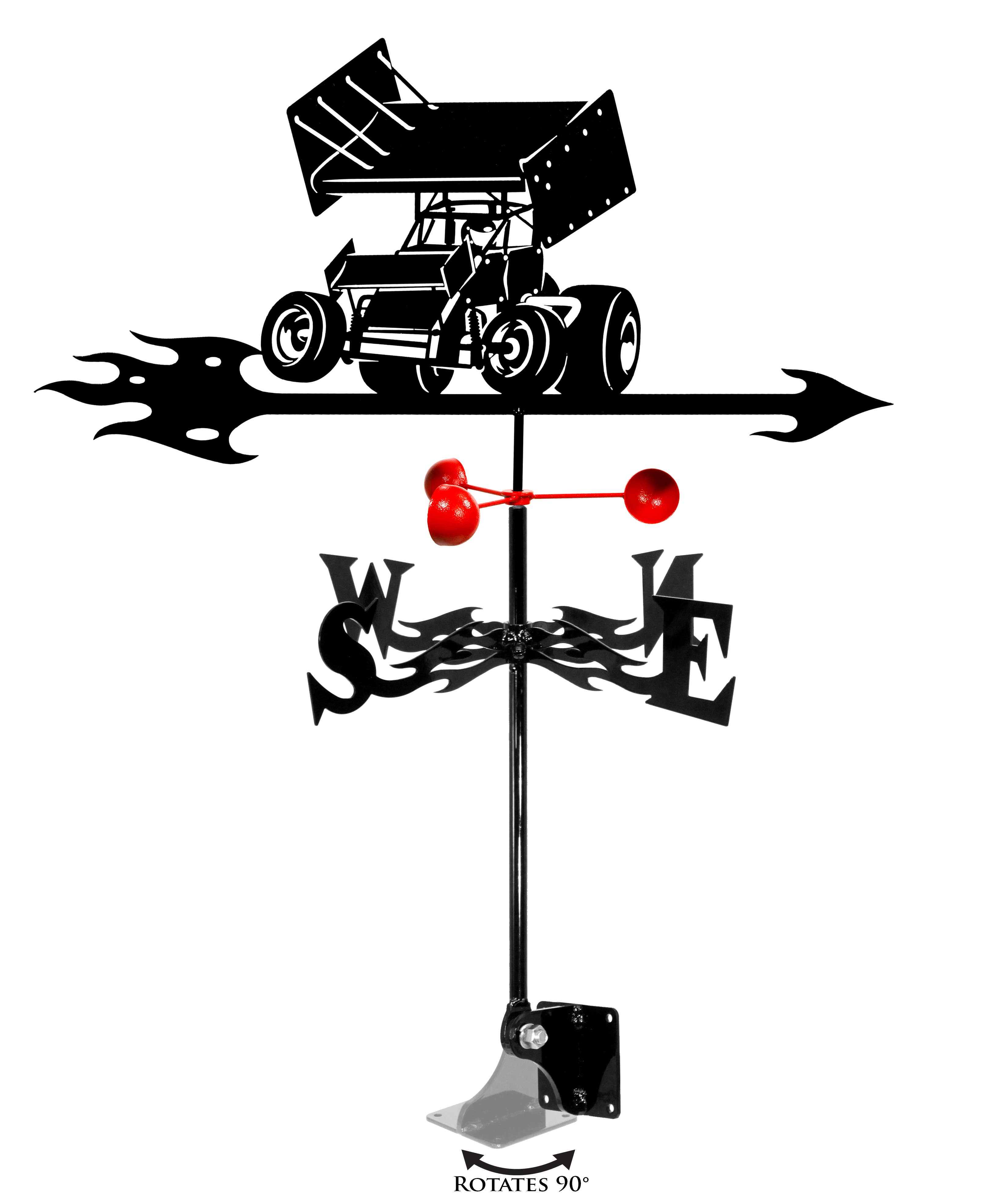 SWEN Products - Wholesale Windspinner/windspel - Farrell-serie FARRELL - SPRINT CAR Weathervaan2