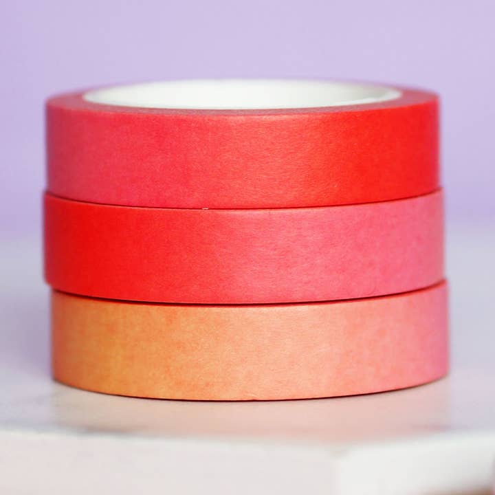 Warm Pink Ombre Gradient Washi Tape and other Purchase Wholesale ombre washi tape. Free Returns & Net 60 Terms on Faire trending on Faire.